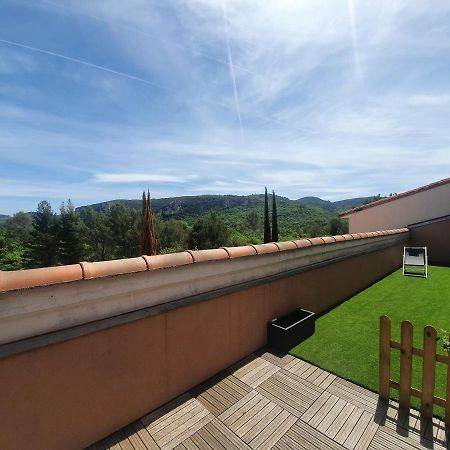 Terrasse 130M2 Panoramique Avec Climatisation Piscine - 3 Chambres Gréoux-les-Bains Esterno foto