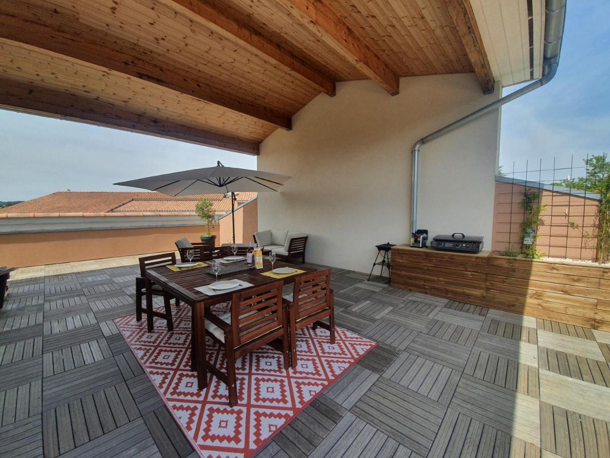 Terrasse 130M2 Panoramique Avec Climatisation Piscine - 3 Chambres Gréoux-les-Bains Esterno foto